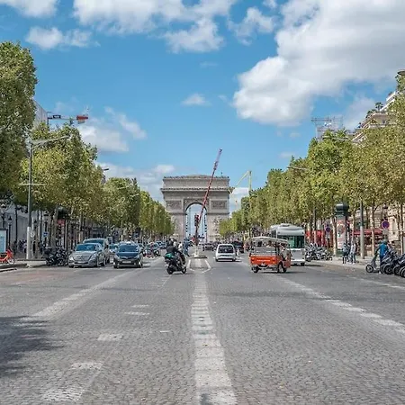0 2pers Champs Elysees Arc De Triomphe * باريس