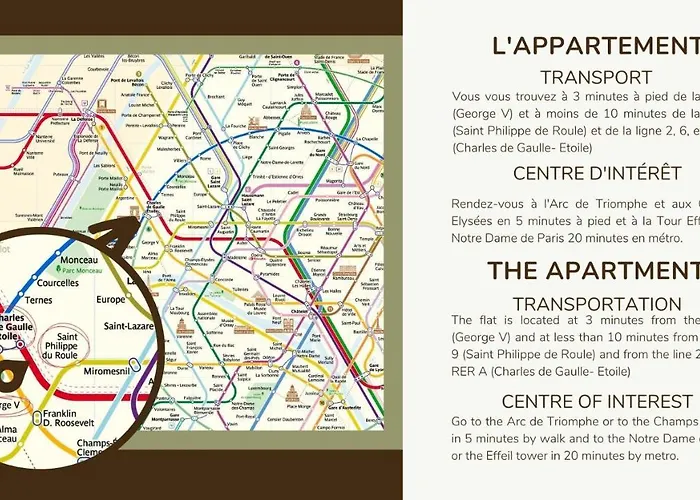 0#studio 2pers#champs Elysees#arc De Triomphe Apartment *